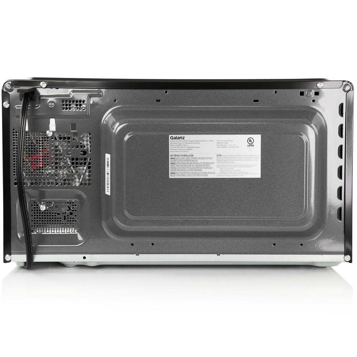 Four à micro-ondes de 0,9 pi³ et 900 W pour comptoir, noir, avec fonction de cuisson rapide en un seul toucher.