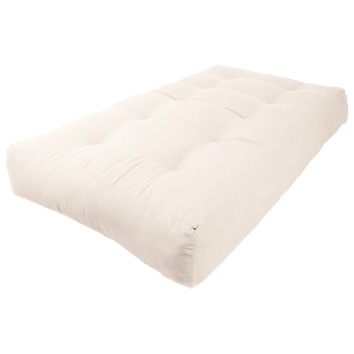 Matelas futon en twill de 25 cm d'épaisseur (simple, double ou queen size)