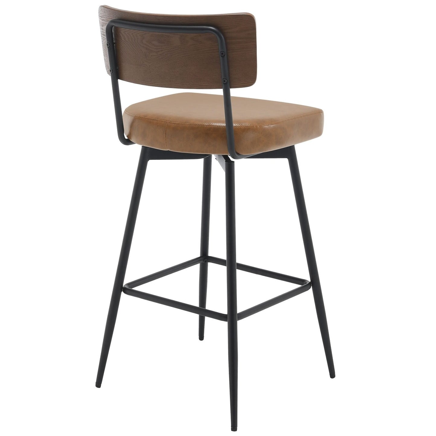 Tabourets de bar/compteur pivotants à revêtement en simili cuir - Lot de 2/3/4