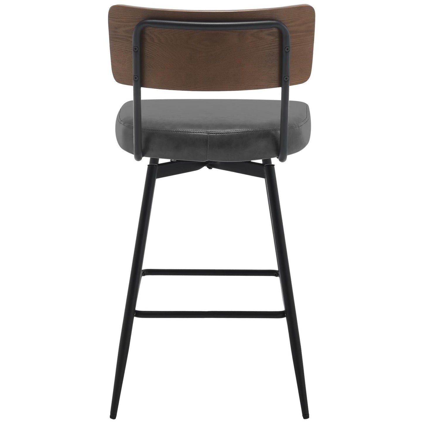 Tabourets de bar/compteur pivotants à revêtement en simili cuir - Lot de 2/3/4