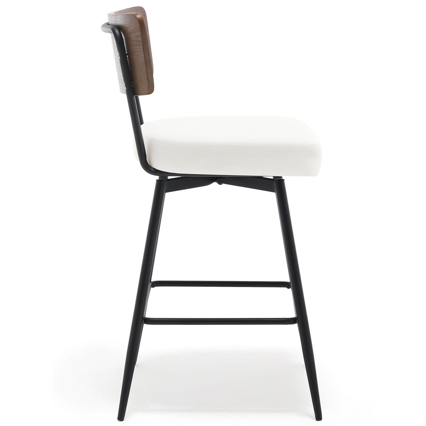 Tabourets de bar/compteur pivotants à revêtement en simili cuir - Lot de 2/3/4