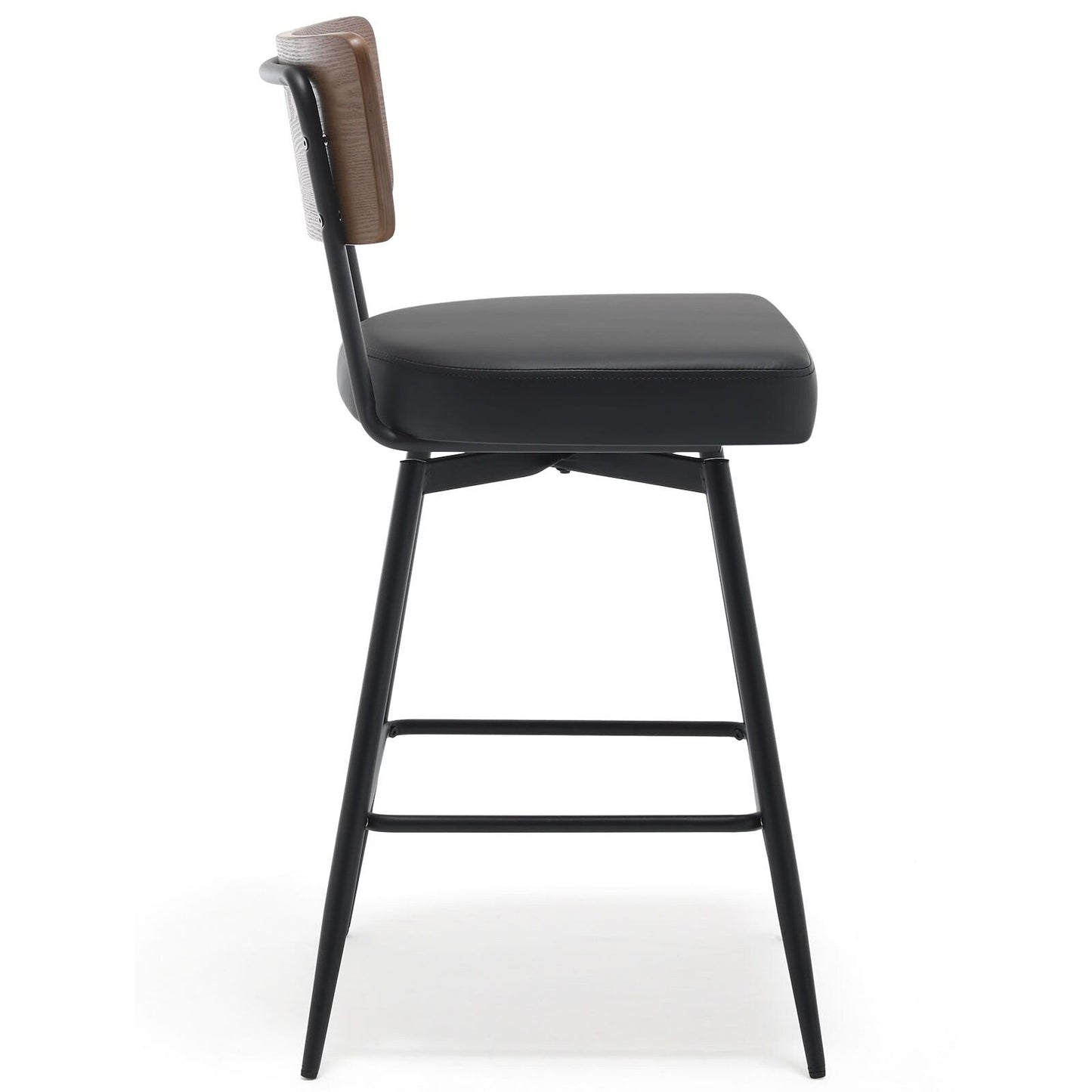 Tabourets de bar/compteur pivotants à revêtement en simili cuir - Lot de 2/3/4