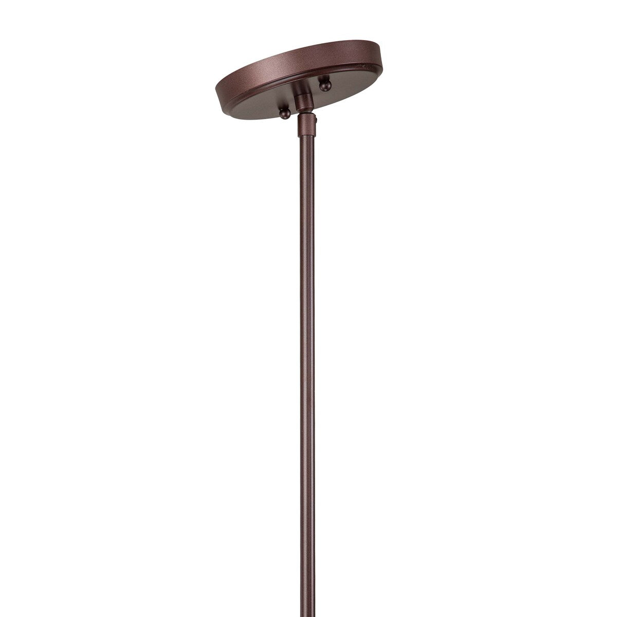 Suspension à 3 lumières style industriel et champêtre, forme de dôme, en métal, pour îlot de cuisine, finition bronze huilé.