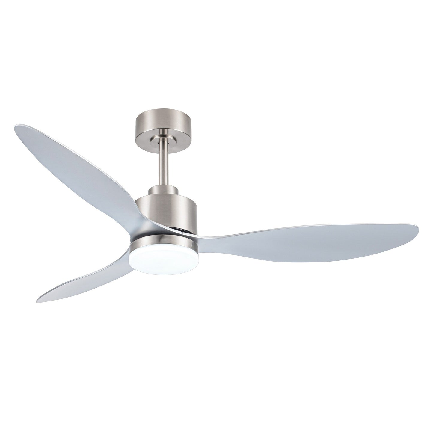 Ventilateur de plafond LED 52 pouces avec éclairage et télécommande (3 pales)