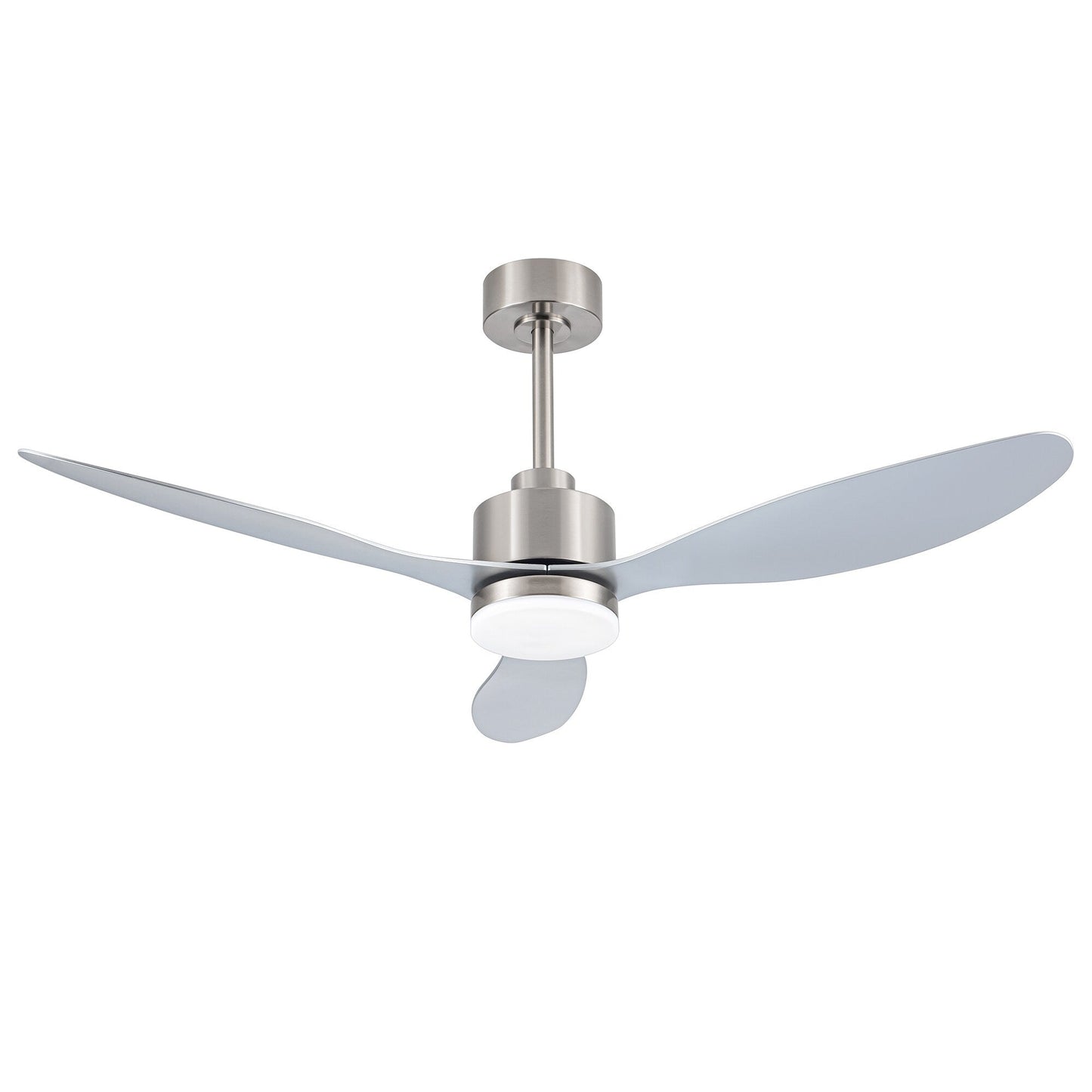 Ventilateur de plafond LED 52 pouces avec éclairage et télécommande (3 pales)