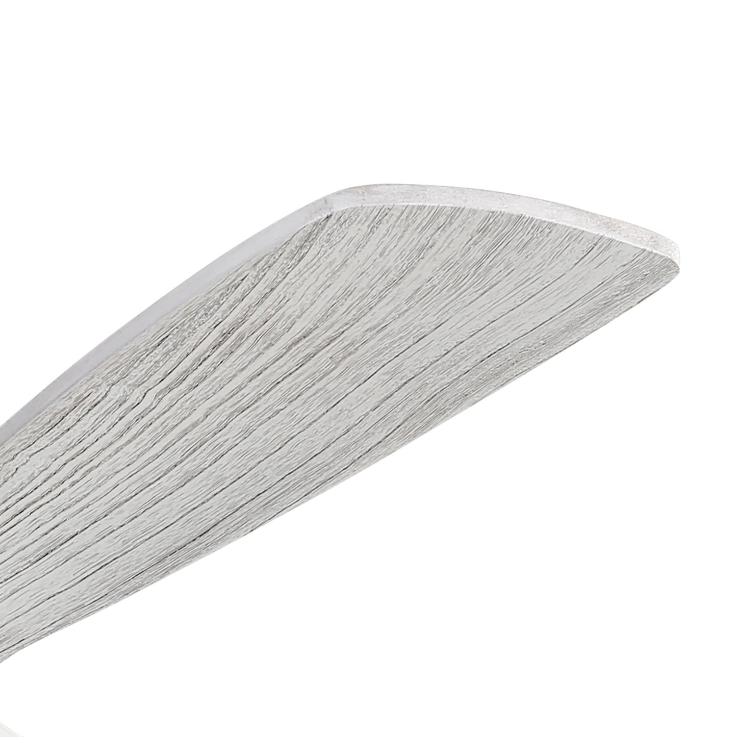 Ventilateur de plafond moderne de 52 pouces en bois massif/ABS avec télécommande (sans éclairage), 6 vitesses de vent, flux d'air réversible.
