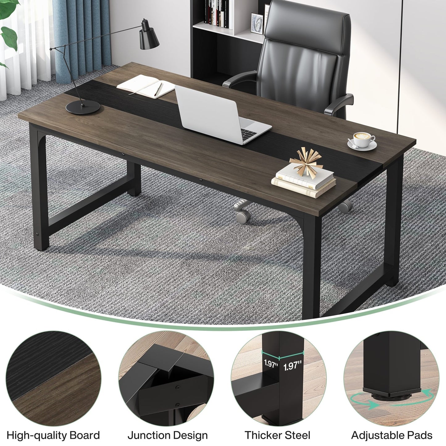 63 Bureaux d'ordinateur modernes pour le bureau à domicile