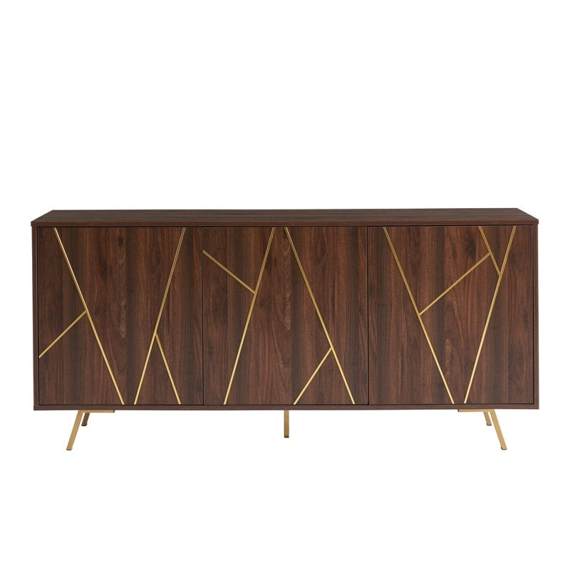 Buffet et meuble de rangement en bois de 160 cm de large