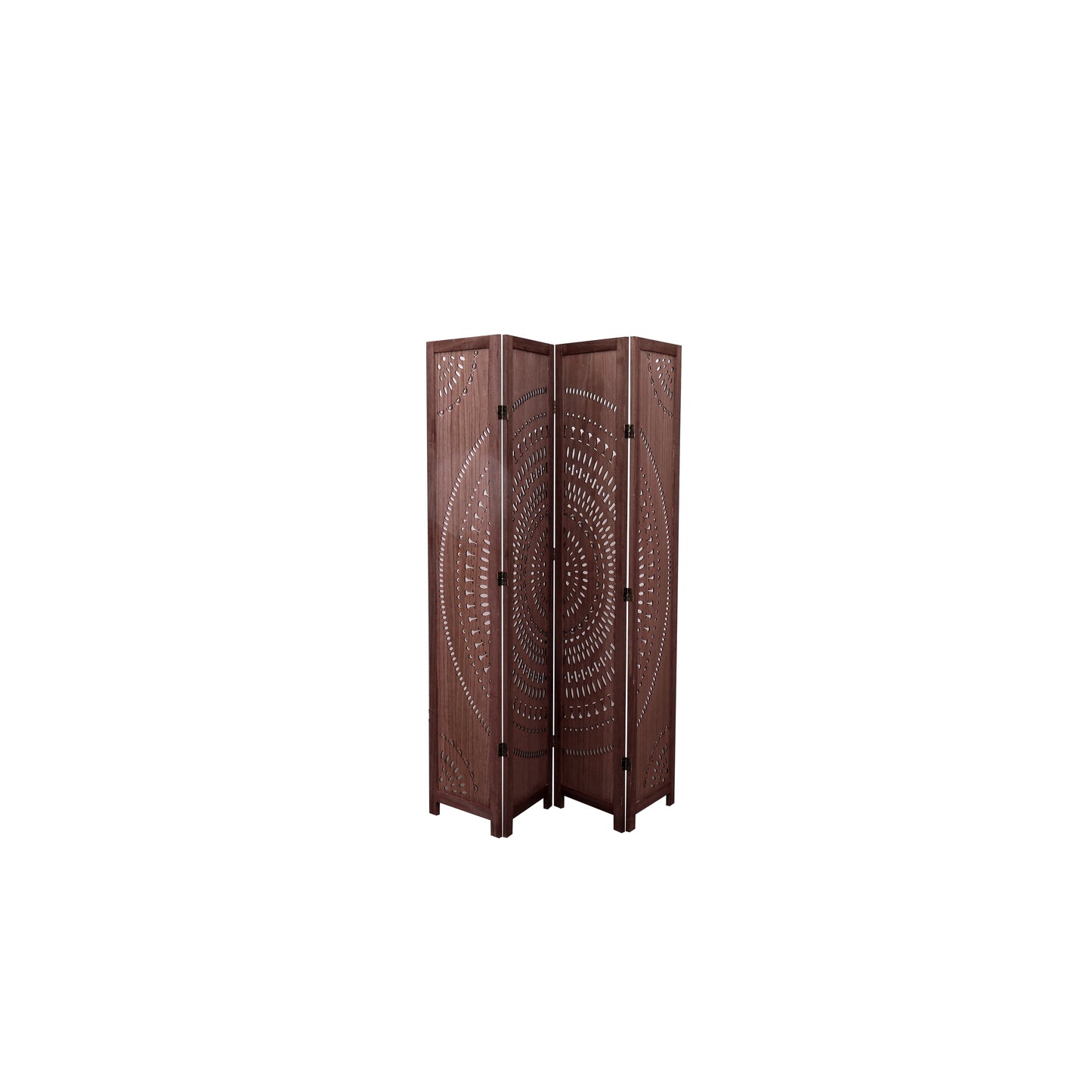 Paravent pliable en bois massif, 165 cm de hauteur