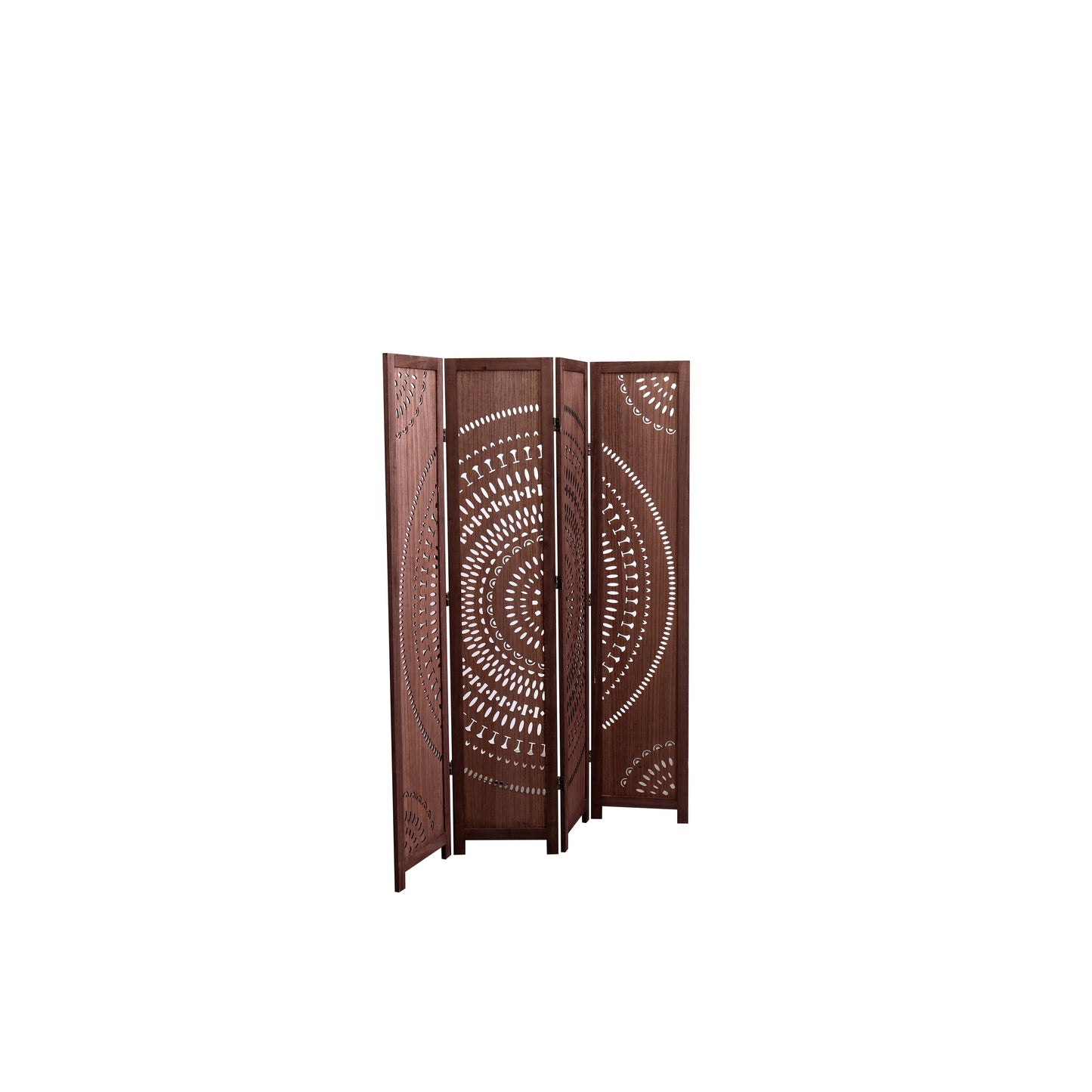Paravent pliable en bois massif, 165 cm de hauteur