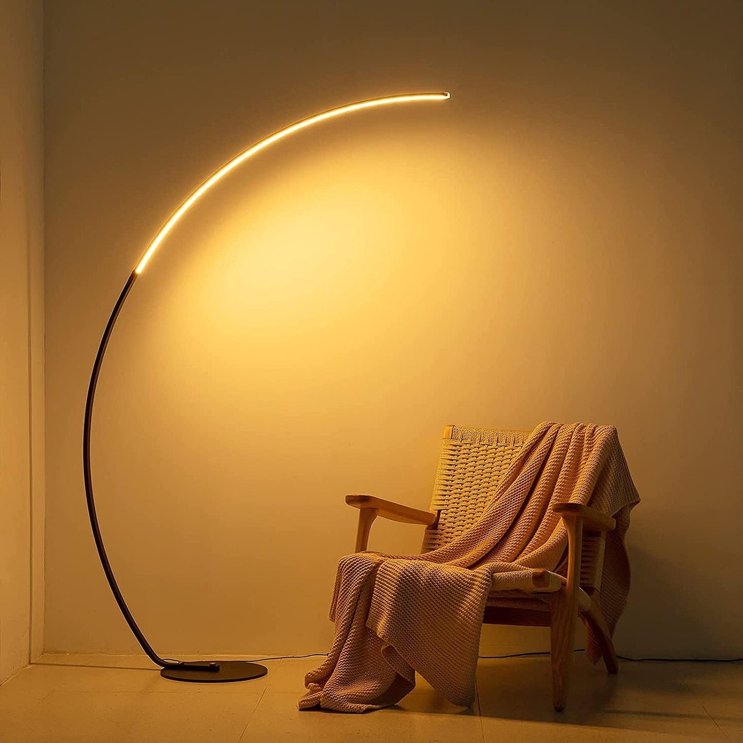 69 Lampe de sol LED à arc/arcature, à intensité variable - RGBW - N/A