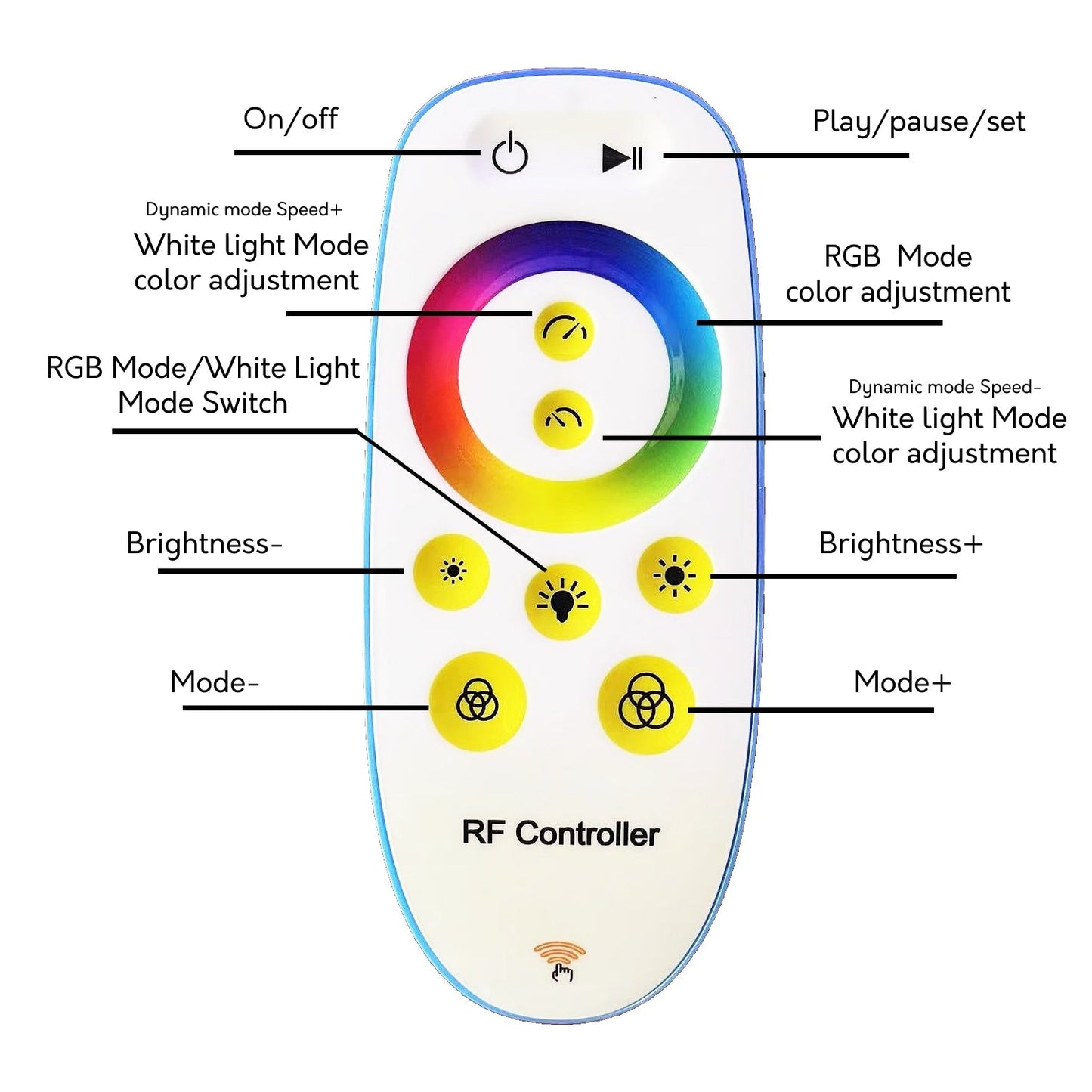 69 Lampe de sol LED à arc/arcature, à intensité variable - RGBW - N/A