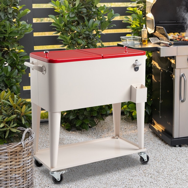 Réfrigérateur à spray en acier de 80QT avec étagère