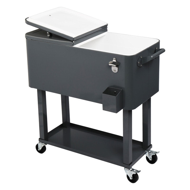 Réfrigérateur à spray en acier de 80QT avec étagère