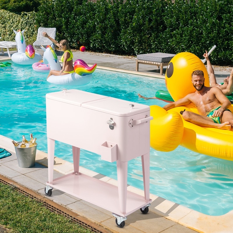 Réfrigérateur à spray en acier de 80QT avec étagère