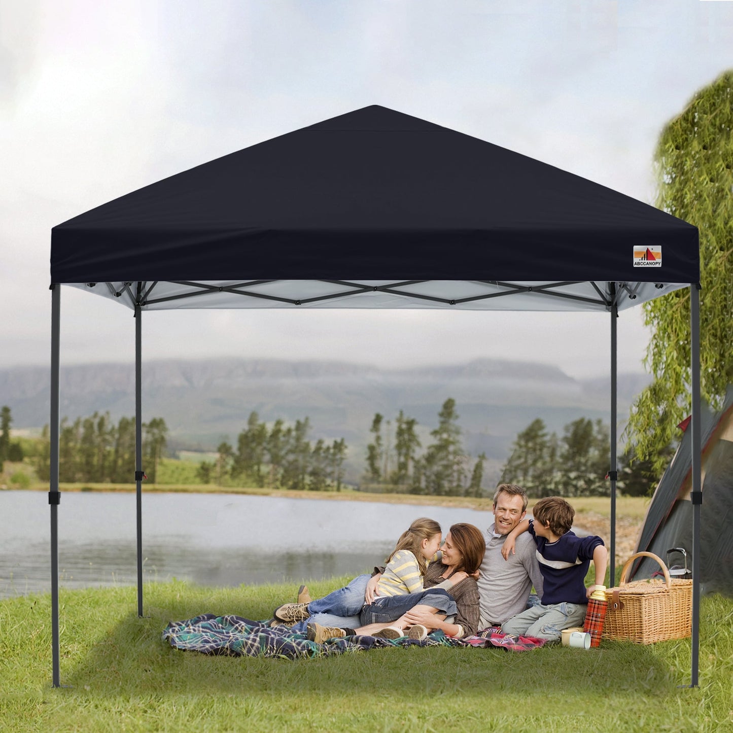ABCCANOPY Tente de parasol pliable facile à installer, durable, pour extérieur.