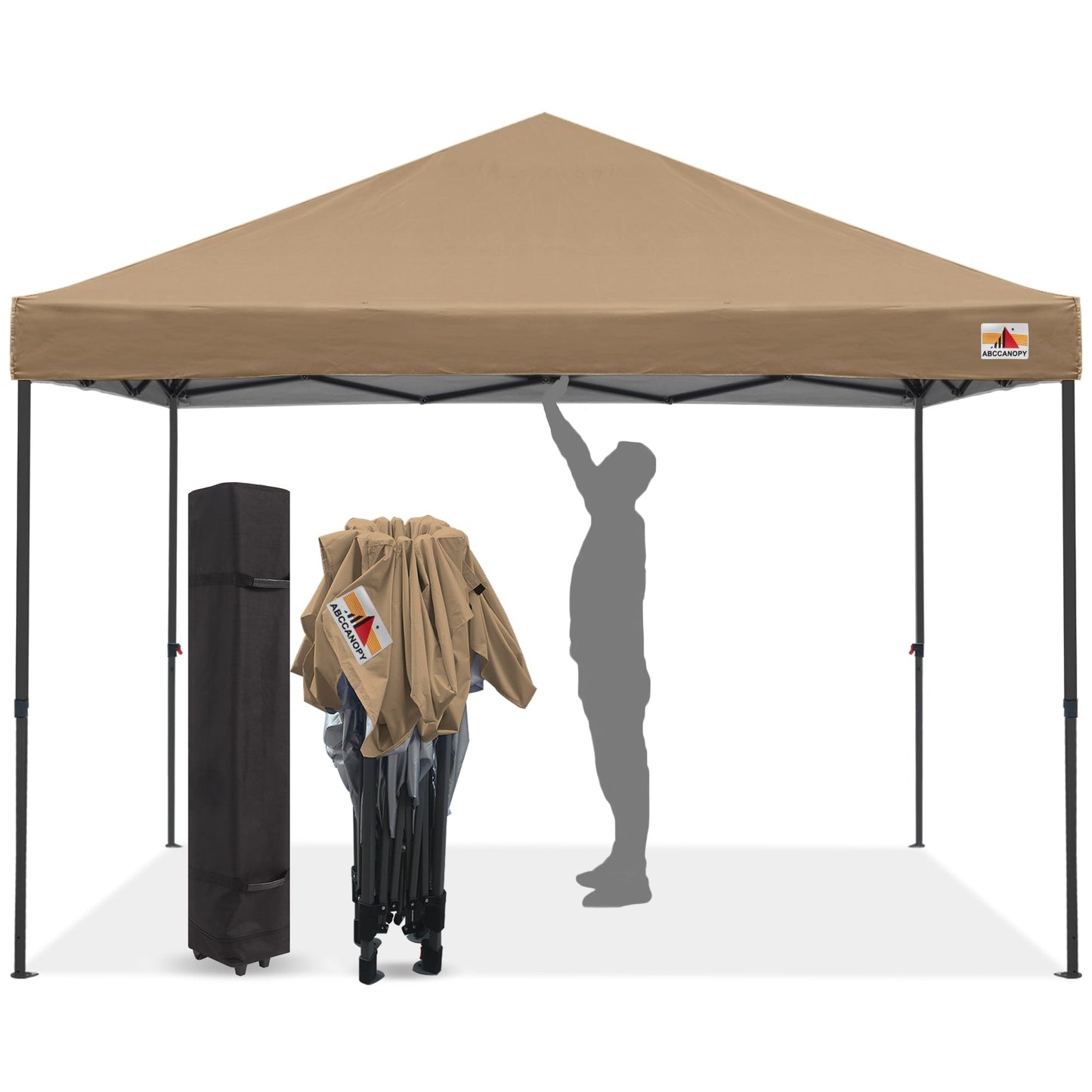 ABCCANOPY Tente de parasol pliable facile à installer, durable, pour extérieur.