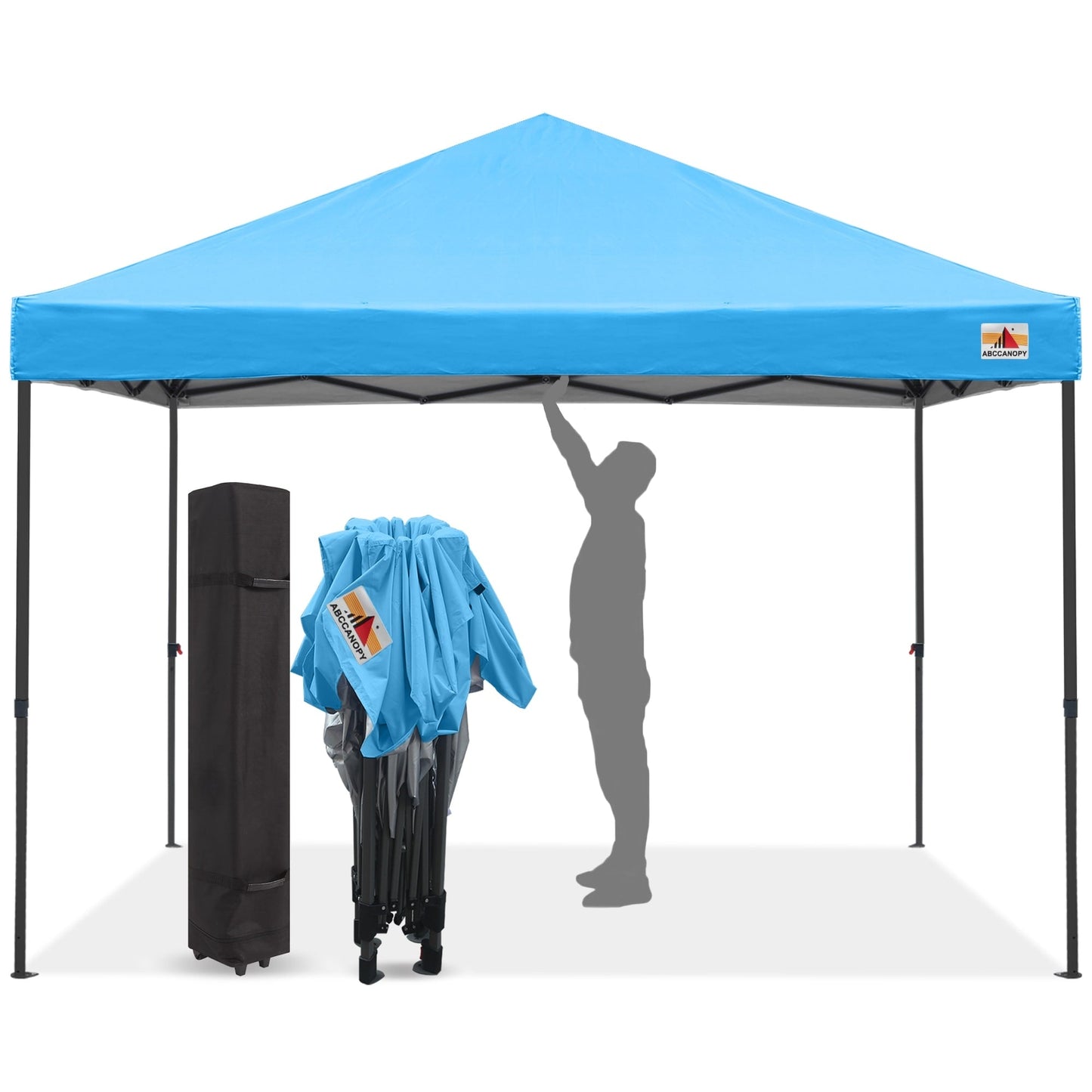 ABCCANOPY Tente de parasol pliable facile à installer, durable, pour extérieur.