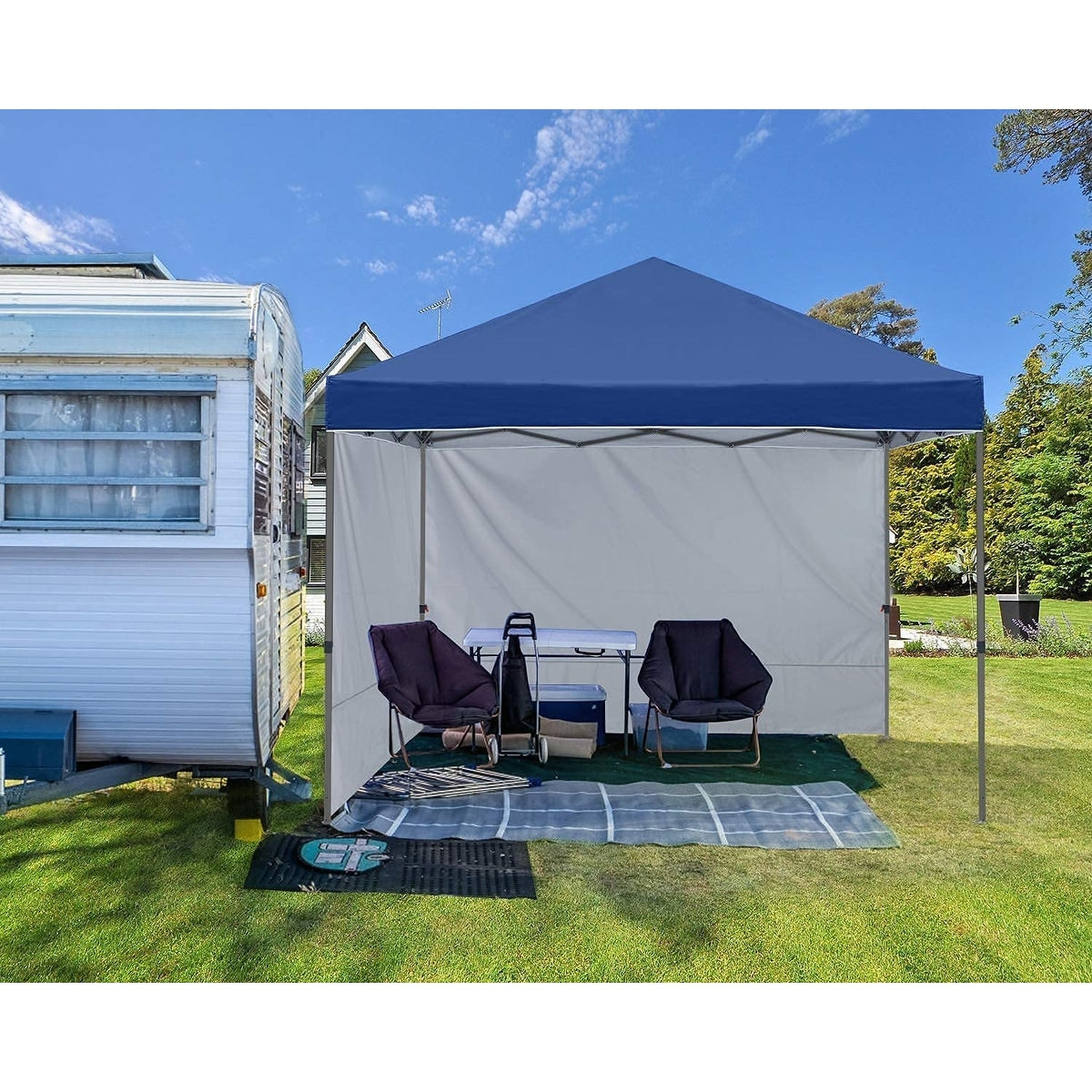 ABCCANOPY Tente de parasol pliable facile à installer, durable, pour extérieur.