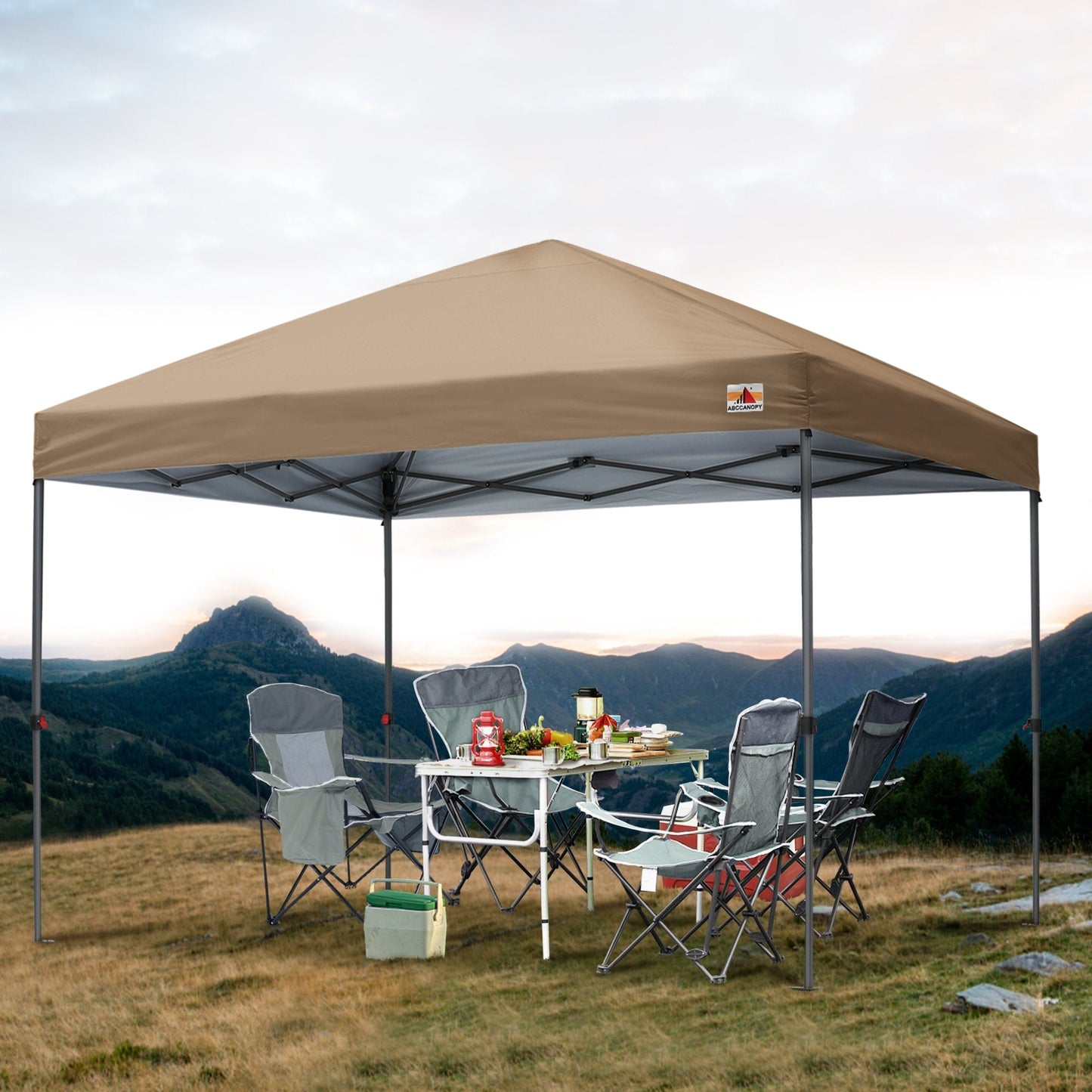 ABCCANOPY Tente de parasol pliable facile à installer, durable, pour extérieur.