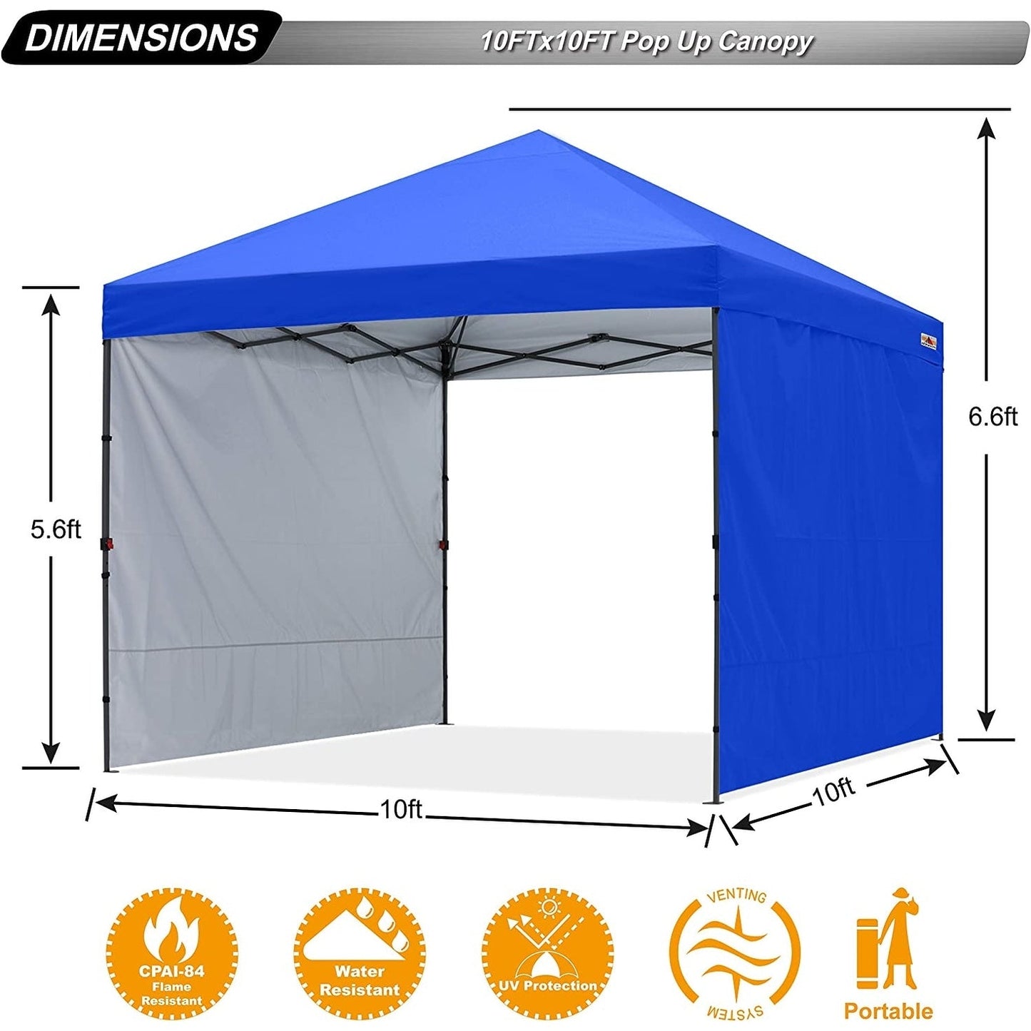 ABCCANOPY Tente de parasol pliable facile à installer, durable, pour extérieur.