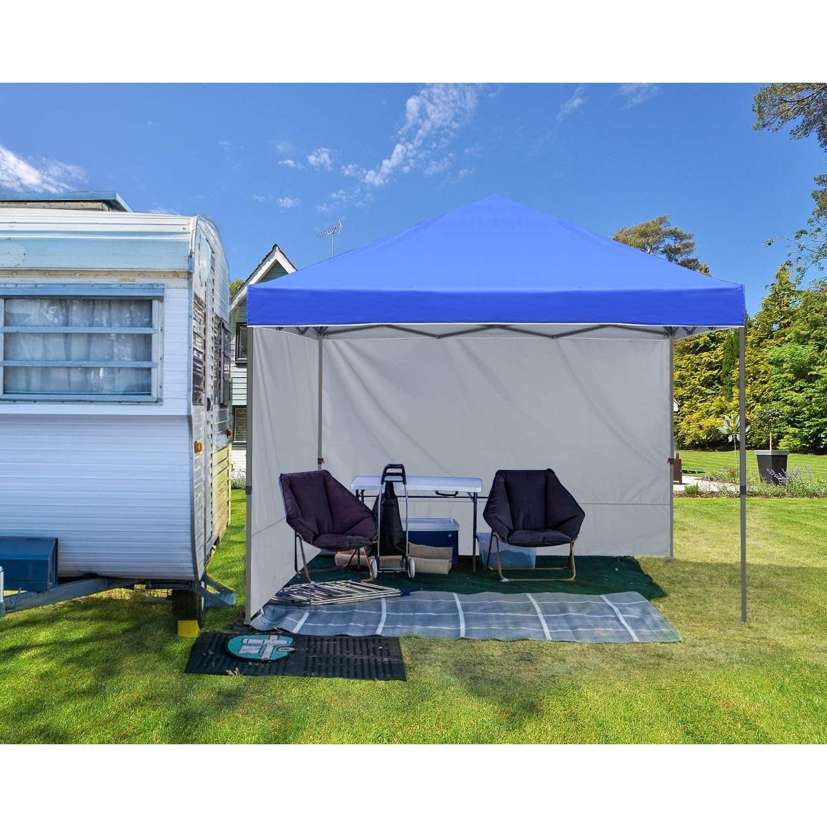 ABCCANOPY Tente de parasol pliable facile à installer, durable, pour extérieur.