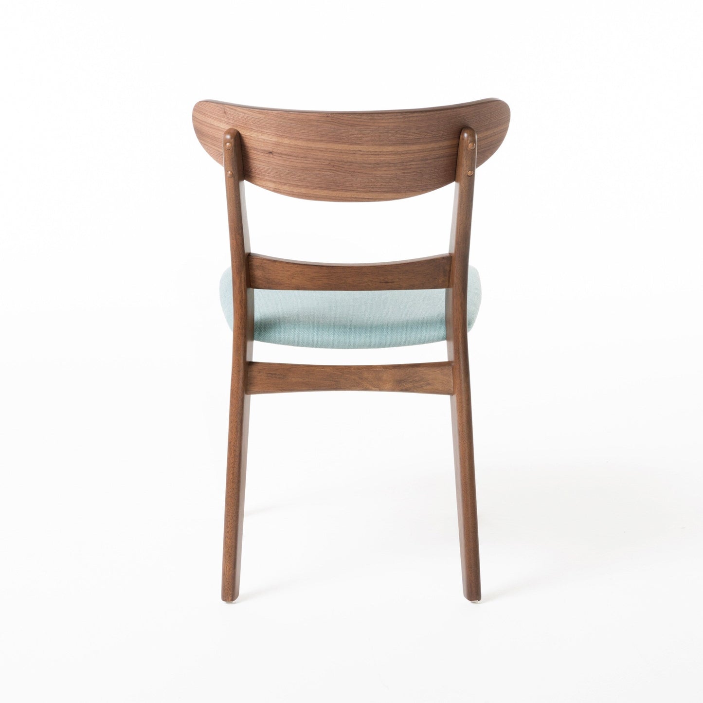 Chaise de salle à manger Abrielle en bois d'acacia rembourré, style moderne du milieu du siècle, par Christopher Knight Home (lot de 2)