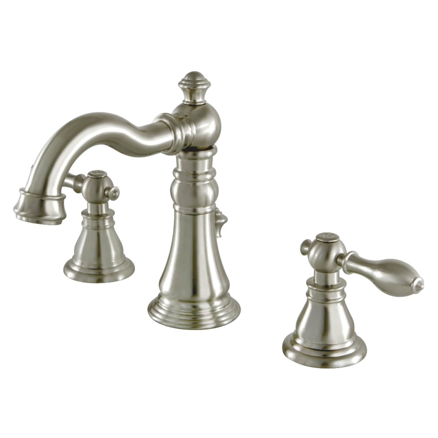 Robinet de salle de bain à large encrage, style américain classique