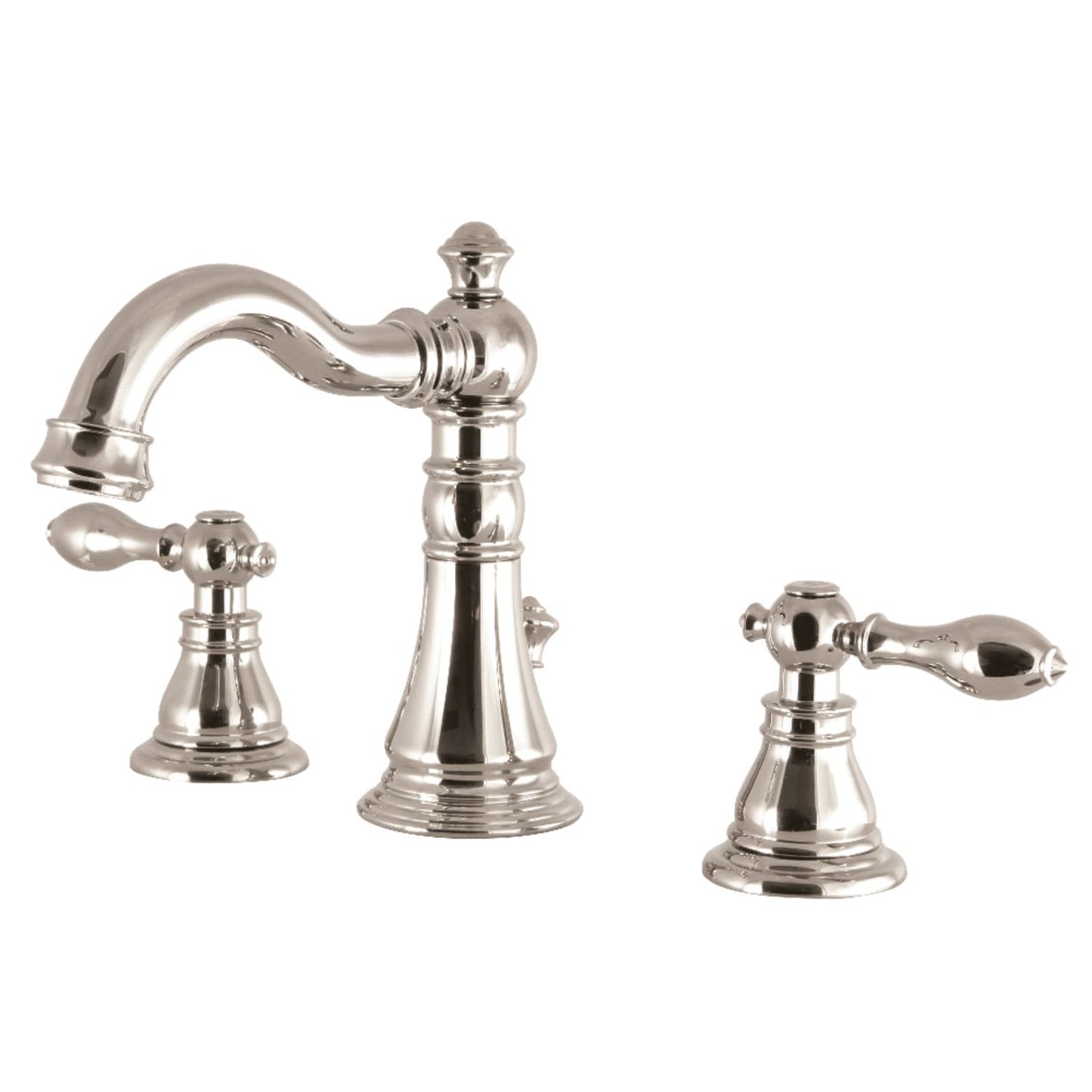 Robinet de salle de bain à large encrage, style américain classique