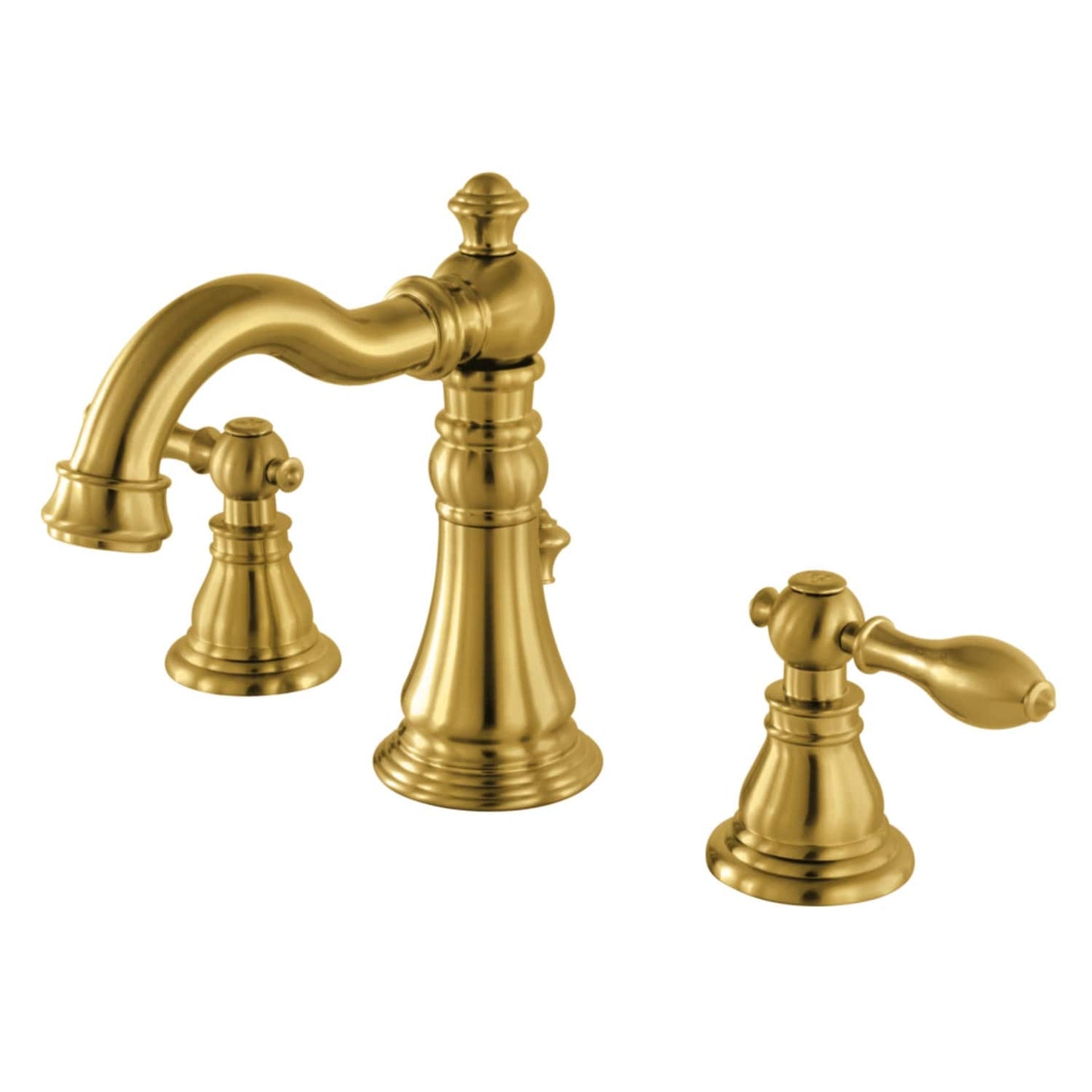 Robinet de salle de bain à large encrage, style américain classique
