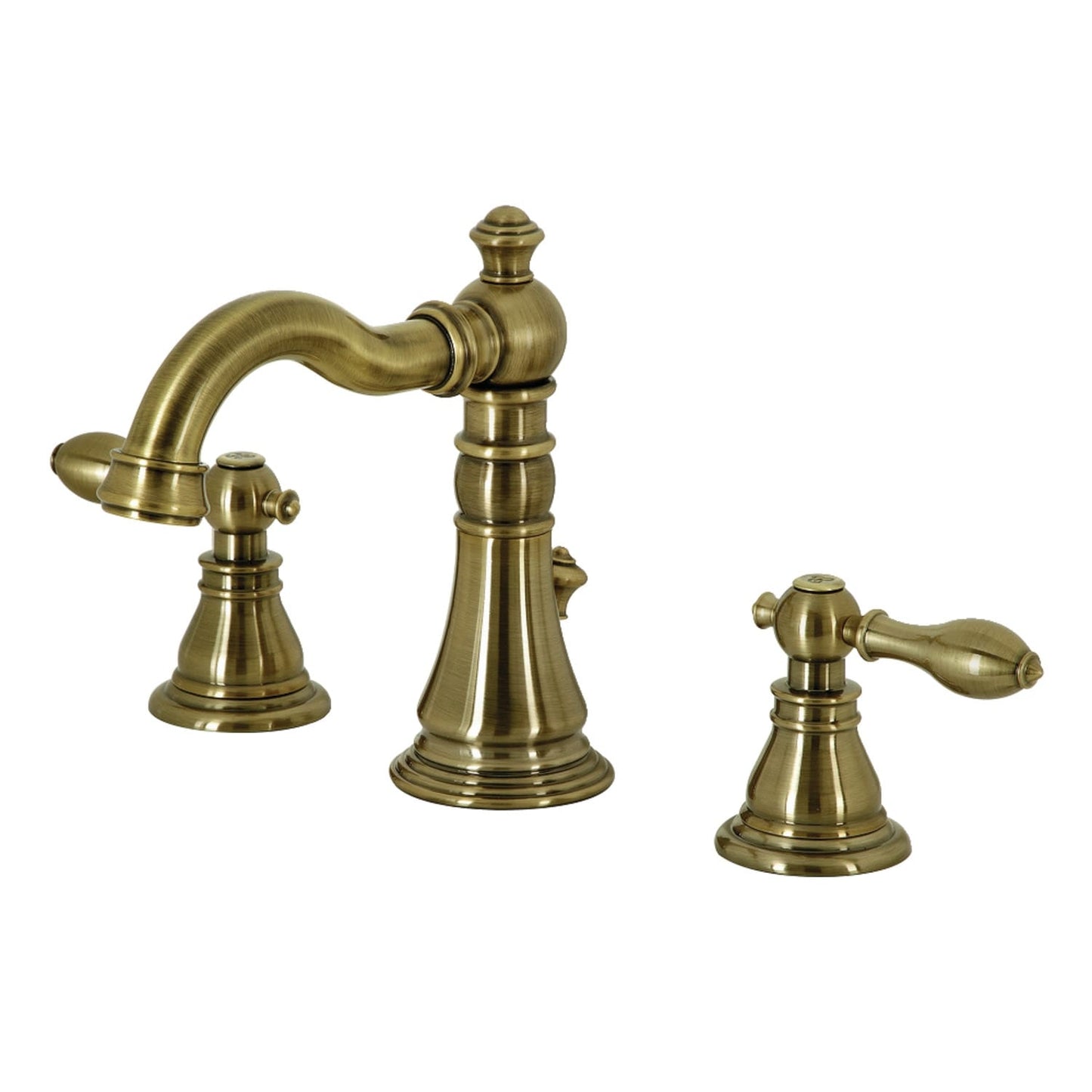 Robinet de salle de bain à large encrage, style américain classique