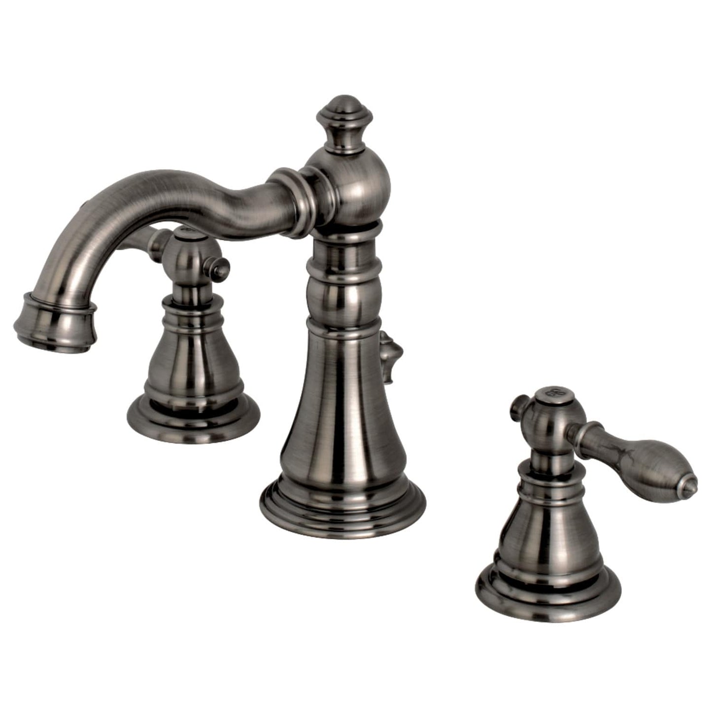 Robinet de salle de bain à large encrage, style américain classique