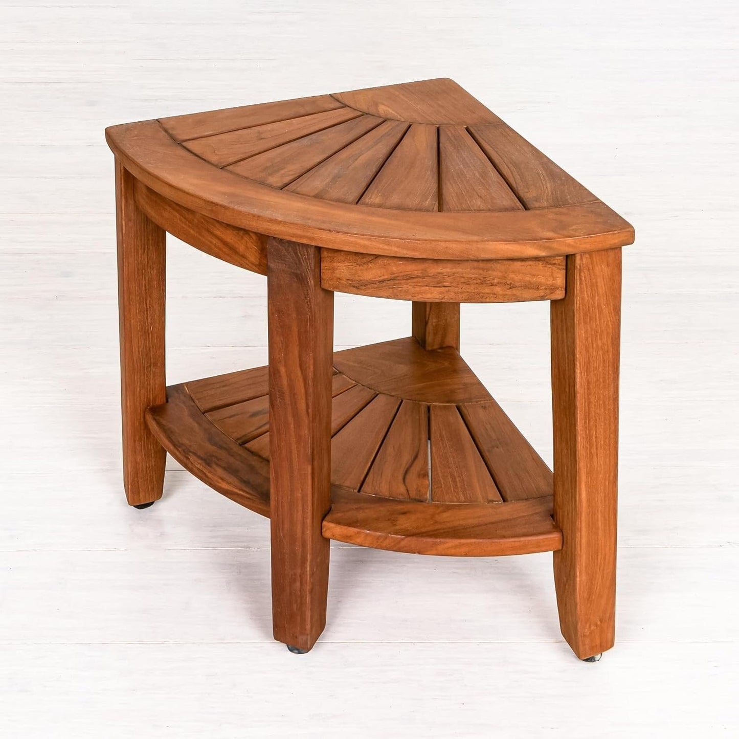 Table/Banc de douche en teck d'Indonésie d'Aurora Home