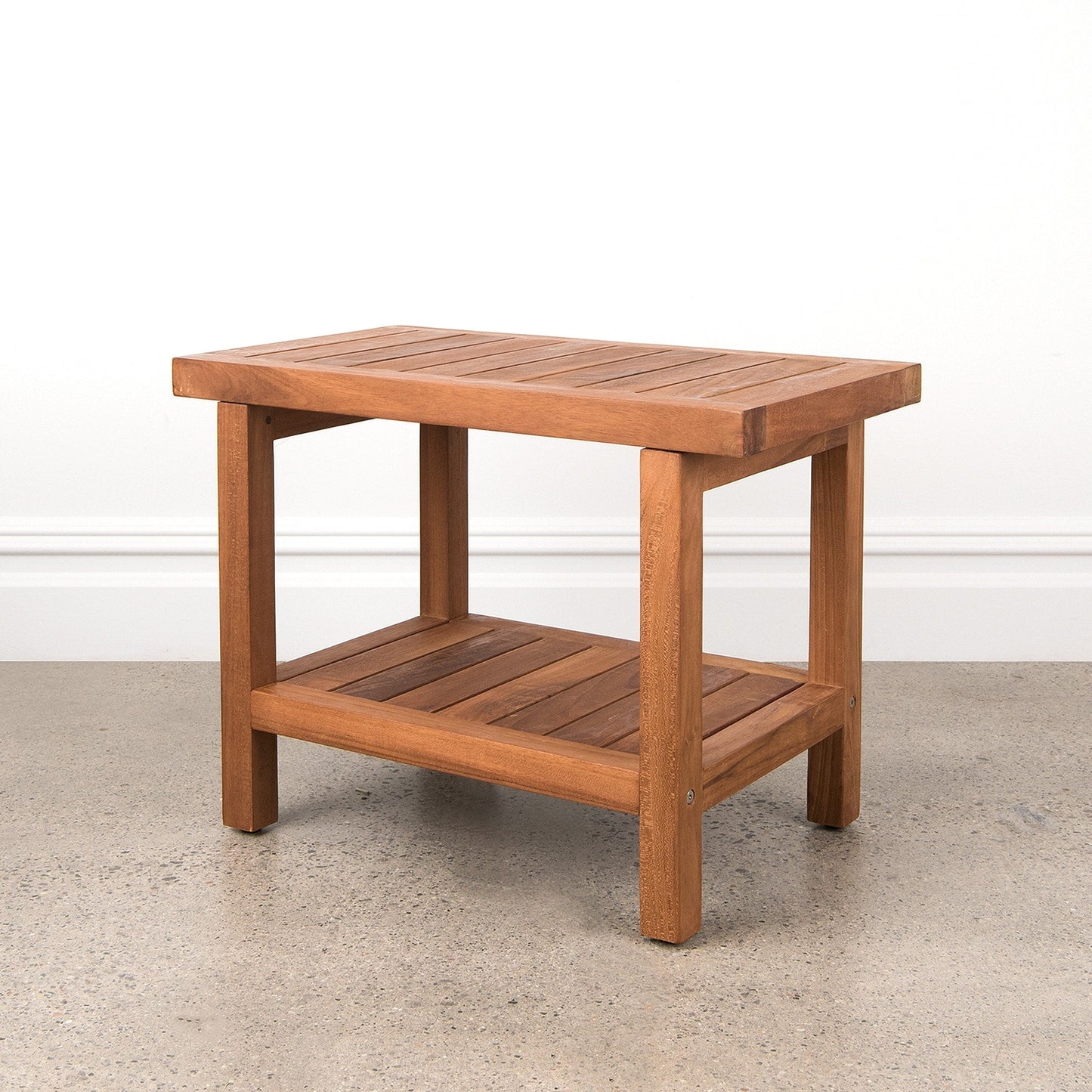 Table/Banc de douche en teck d'Indonésie d'Aurora Home