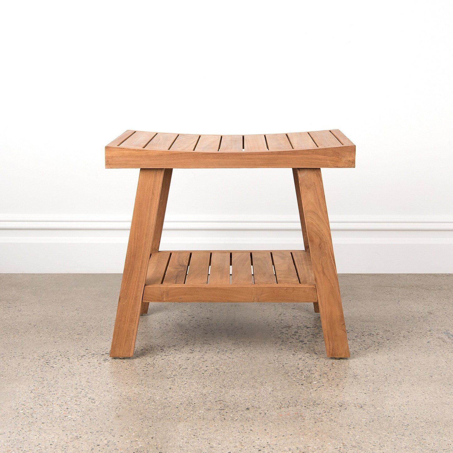 Table/Banc de douche en teck d'Indonésie d'Aurora Home