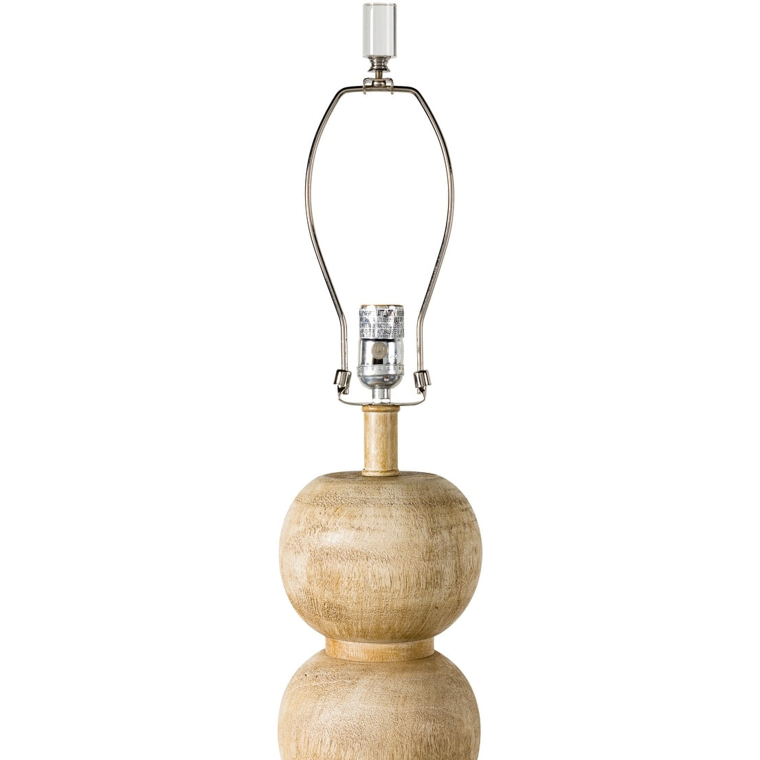 Lampe de chevet à bulle de verre de style transitionnel de Becke