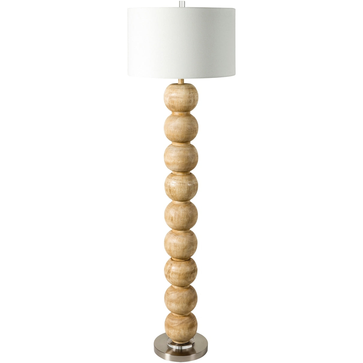 Lampe de chevet à bulle de verre de style transitionnel de Becke