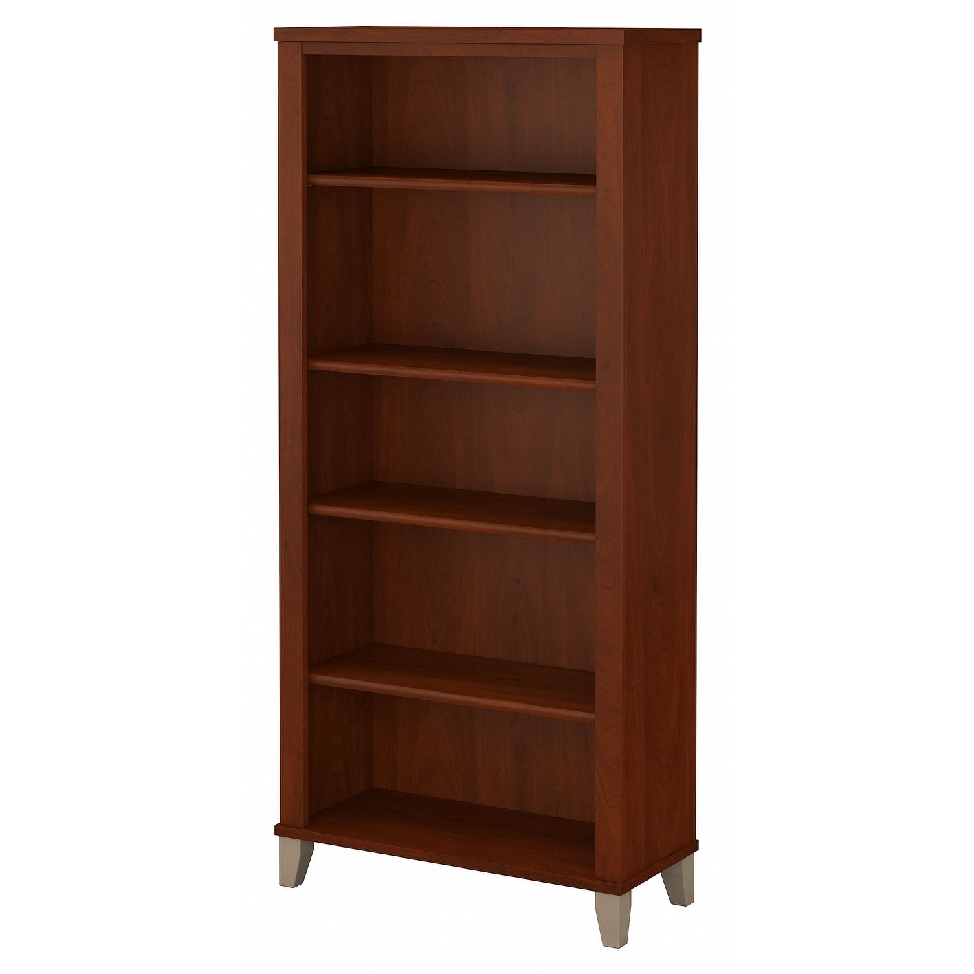 Étagère à livres Bush Furniture Somerset, 5 niveaux, avec étagères réglables
