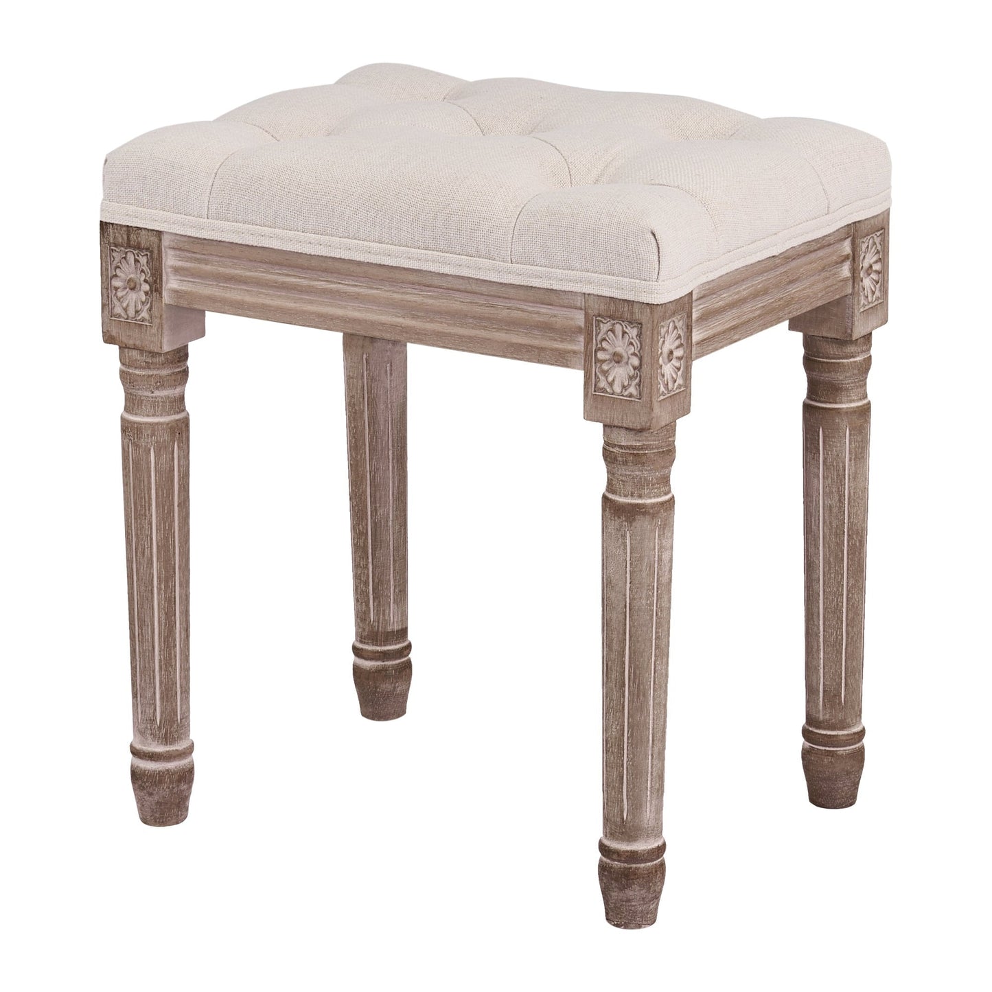 Tabouret de pieds et tabouret de coiffeuse rembourrés CO-Z, style vintage français