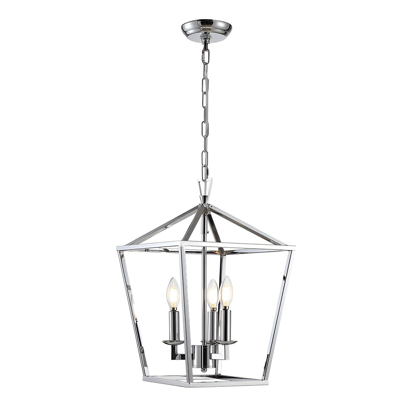 Suspension en forme de lanterne, style bougie, pour escalier ou îlot de cuisine, lustre à cage ouverte - N/A