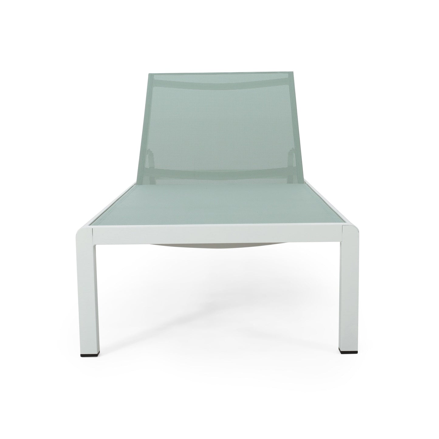 Chaise longue d'extérieur en aluminium Cape Coral (lot de 2) par Christopher Knight Home - 77,56 L x 25,20 l x 11,80 h (cm)