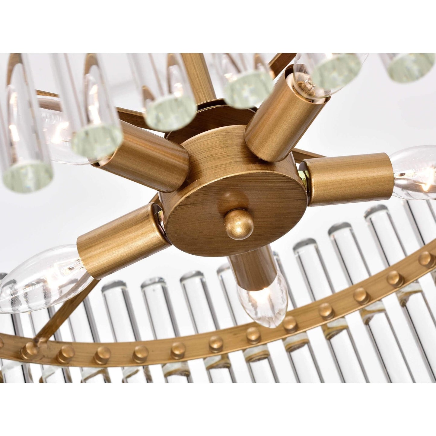 Luminaire suspendu en cristal Casandra à 5 lumières