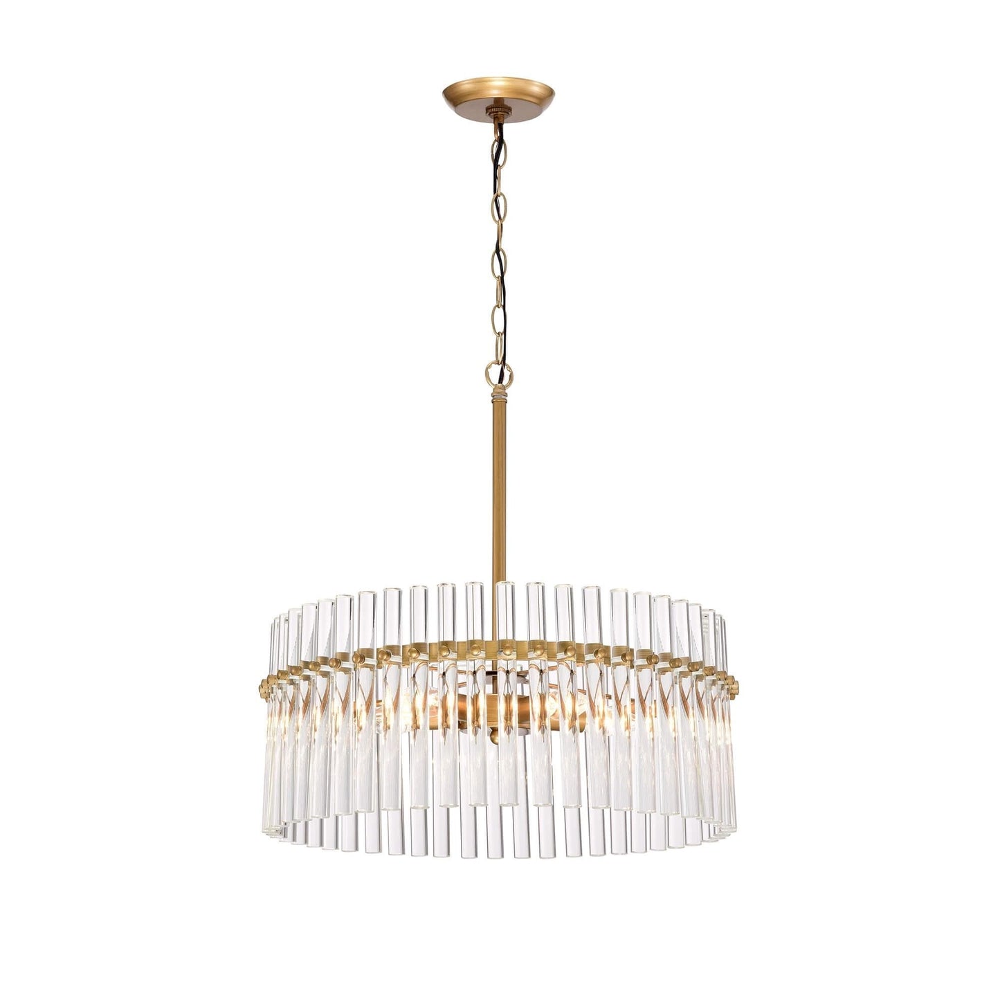Luminaire suspendu en cristal Casandra à 5 lumières