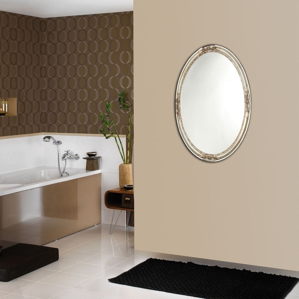 Miroir ovale argent antique Chloe