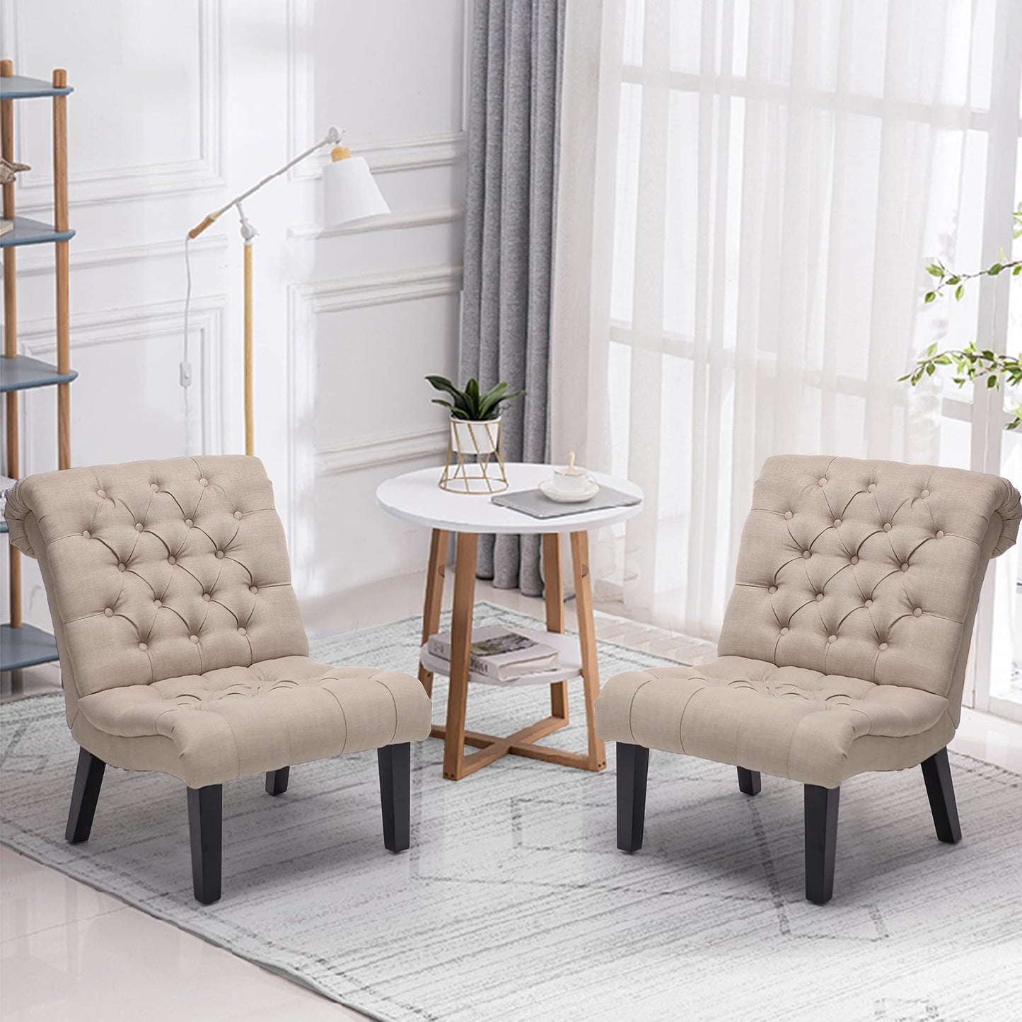 Chaise longue, canapé, fauteuil d'appoint recouvert de tissu pour chambre à coucher et salon.