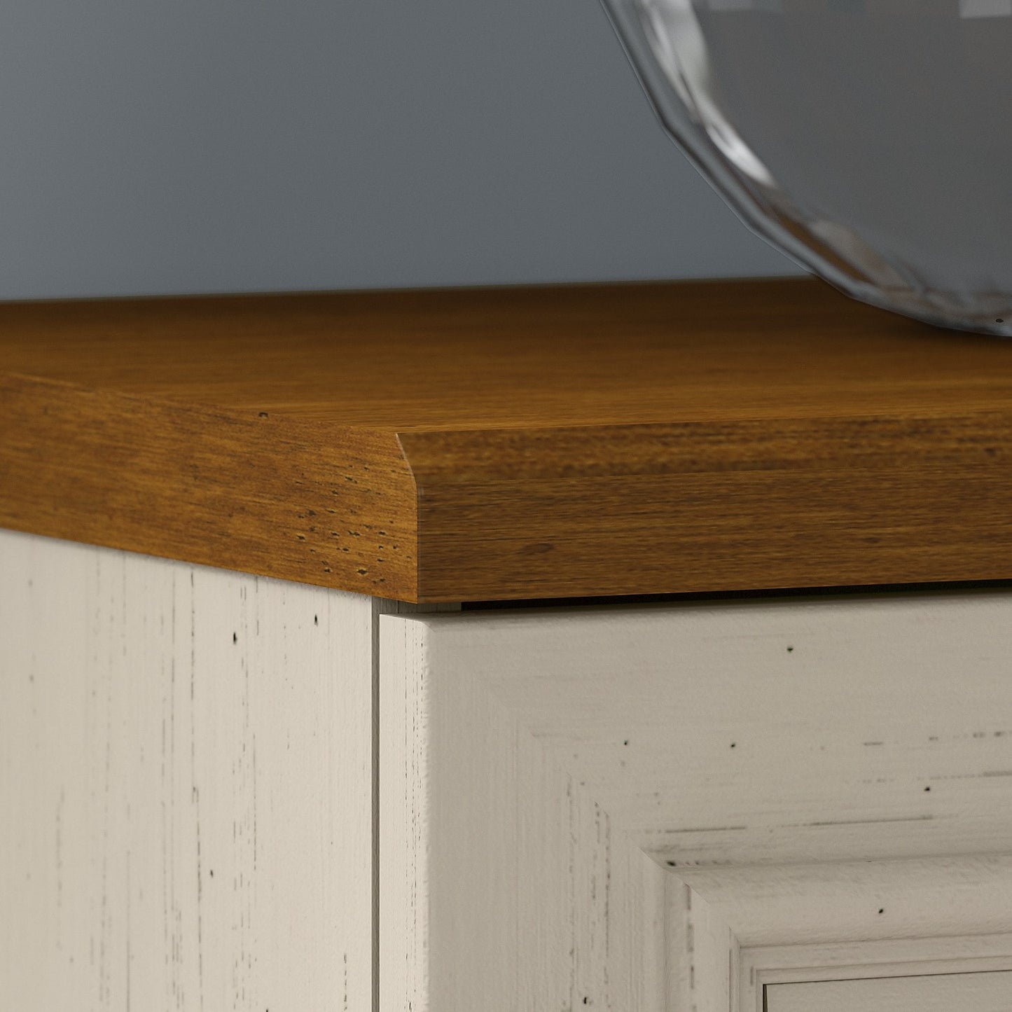 Armoire de rangement Fairview avec portes et étagères de Bush Furniture - 80,6 cm L x 32,4 cm l x 78 cm H