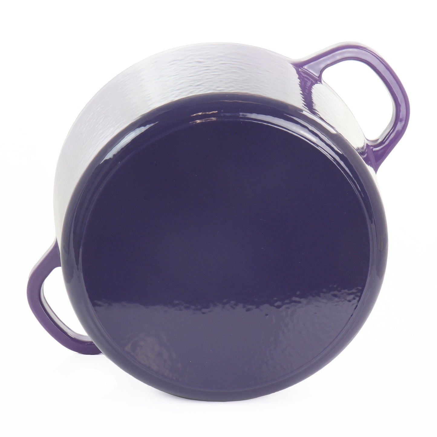 Casserole en fonte émaillée Crock-Pot Artisan, 2 pièces, 5 quarts, avec couvercle, couleur lavande.