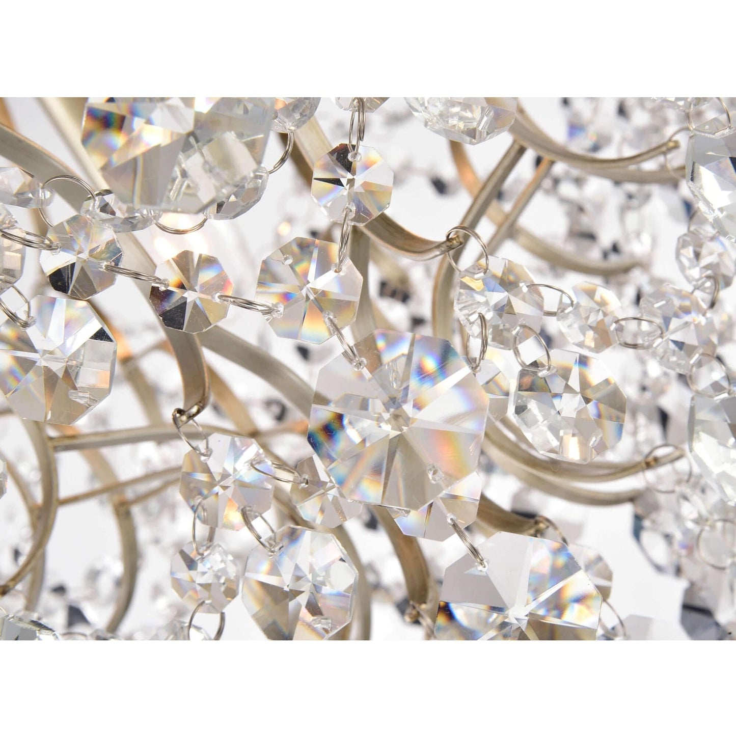 Dalia - Plafonnier intérieur élégant à 3 lumières avec cristaux