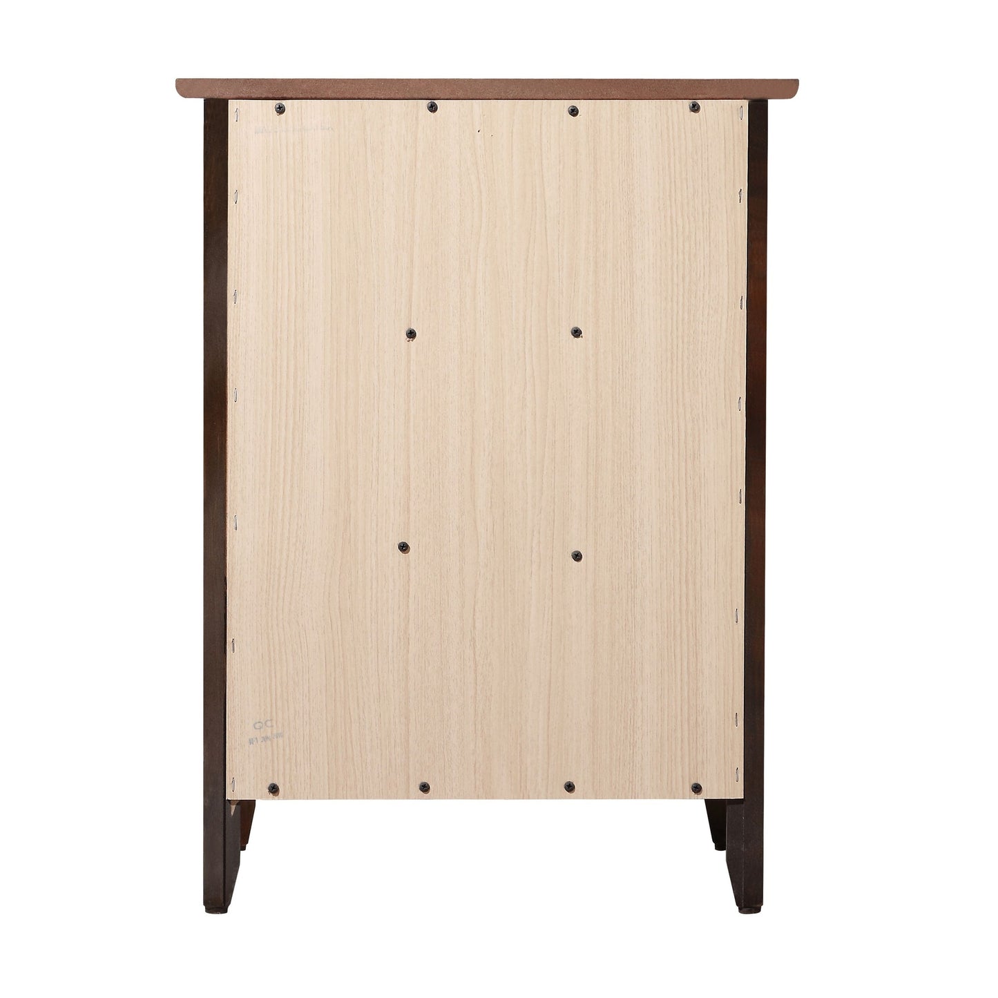 Table de chevet en bois de style transitionnel Daniel à 3 tiroirs