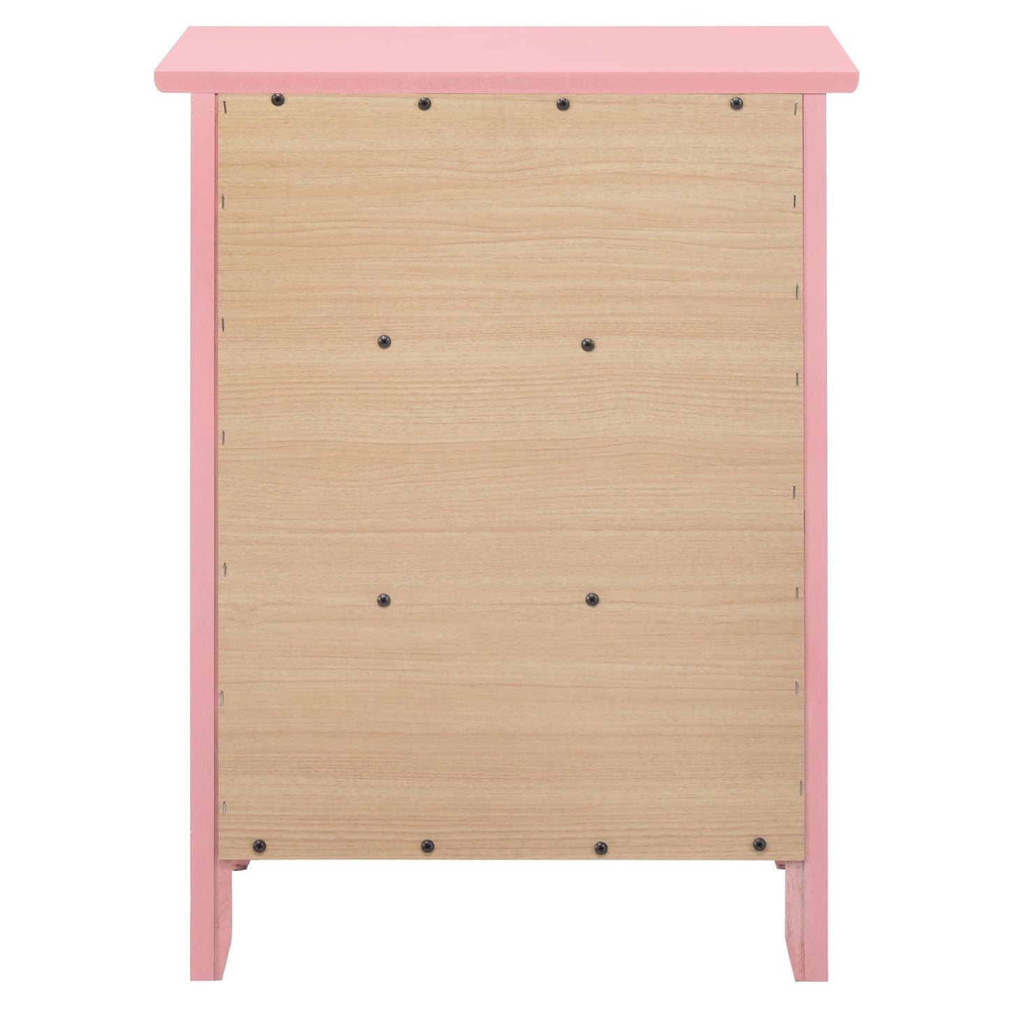 Table de chevet en bois de style transitionnel Daniel à 3 tiroirs